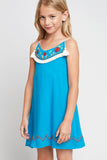 G3096 AZUR Embroidered Tank Dress Side