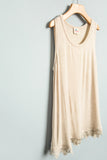 G3435 Stone Girls Acid Wash Tank Dress Front Flat