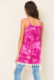 G3482 Grape Girls Tie-Dye Tank Dress Back