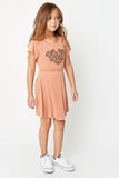 G3773 Sunset Vintage Washed Embroidered Dress Full Body