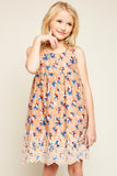 Floral Eyelet Baby Doll Dress