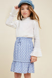 Ruffle Polka-Dot Skirt