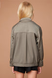 G5625 ARMY Knit Cargo Jacket Back