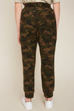 G5759 CAMO Distressed Camo Terry Joggers Back