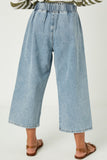 GC1020 Mid Denim Cropped Pants Back