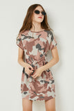 Camo Print Knit Dress