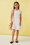 Ditsy Floral Square Lace Bib Dress