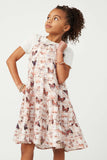 Smithsonian Butterfly Print Sleeveless Dress