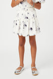 Smithsonian Moon Phase Satin Balloon Hem Skirt