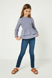 Ruffled Peplum Top