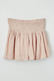 GY2477 Mauve Girls Smocked Waist Soft Skort Back Flat