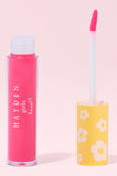 LPG001 Pink Raspberry Hayden Girls Beauty Hydrating Glossy Lip Gloss Open Product