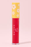 LPG001 Red Cranberry Hayden Girls Beauty Hydrating Glossy Lip Gloss Flat Lay