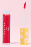 LPG001 Red Cranberry Hayden Girls Beauty Hydrating Glossy Lip Gloss Open Product